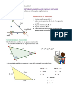 Triangulos - Propiedades, Clasificacion, Lineas Notables 2