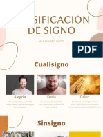 Clasificacion Del Signo