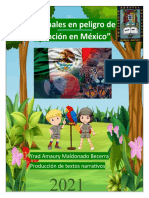 Animales en peligro de extincion en México. completo