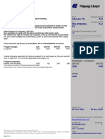 B&S IMPORT EXPORT S.A.C. quotation for CALLAO to PHILIPSBURG shipment