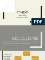 Medication Administration and Asepsis Review