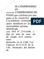 Compromiso de Pago