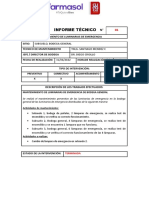 Informe Lamparas de Emergencia Agosto 2022