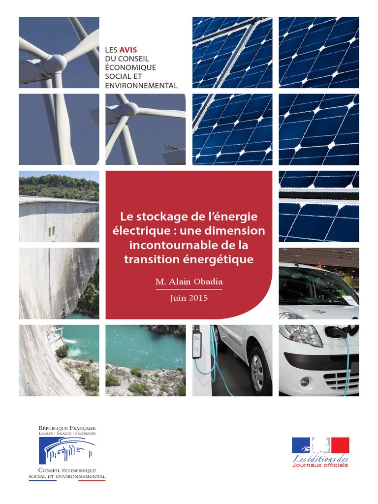 Stockage d'énergie : clé de la transition | PDF | Stockage de l'énergie ...