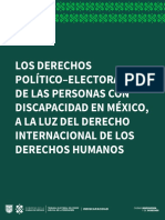 Los Derechos Político-Electorales de Las Personas Con Discapacidad en México, A La Luz Del Derecho Internacional de Los Derechos Humanos
