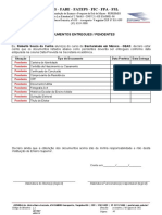 Unis/Mg - Fabe - Fateps - Fic - Fpa - FSL: Documentos Entregues / Pendentes