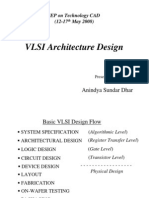 VLSI Architecture Design: IEP On Technology CAD (12-17 May 2008)