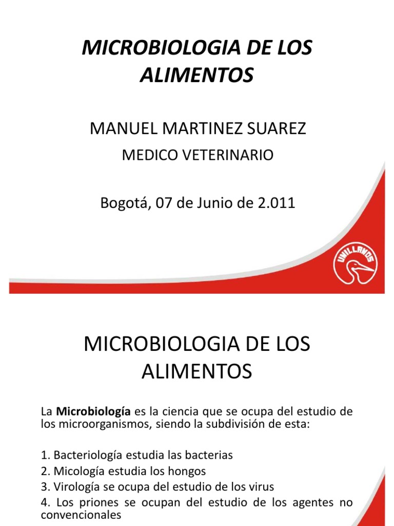 Microbiologia de Los Alimentos | PDF | Virus | Microorganismo