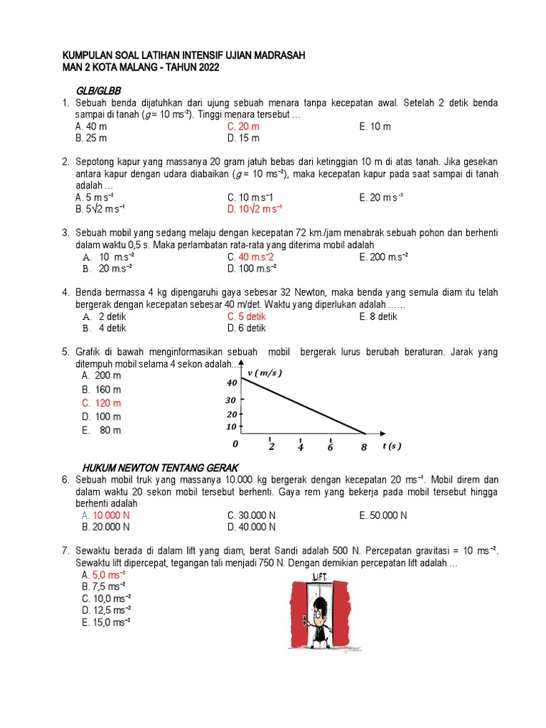 Latihan Soal Intensif Um 2022 Pdf