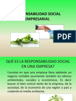 Diapositivas - Responsabilidad Social en La Empresa