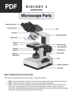Labeled Diagram of Microscope Parts | PDF | Microscope | Optical Devices