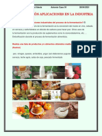 Fermentación Aplicaciones en La Industria - Scda