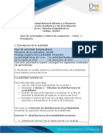 Guía de Actividades y Rúbrica de Evaluación - Tarea 1 - Presaberes