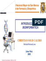 Clase Introduccion Bioinformatica