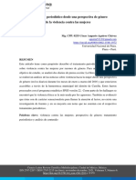 Tratamiento Periodístico Desde Una Perspectiva de Género de La Violencia Contra Las Mujeres