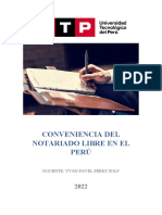 Beneficios del notariado libre en el Perú