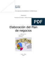 Plan de Negocios San Fernando-Primera Parte