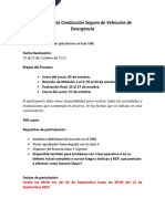 Convocatoria Conduccion Segura 05al 27oct