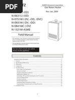 Download Noritz Field Manual - 2009 by dallasermd SN59125448 doc pdf