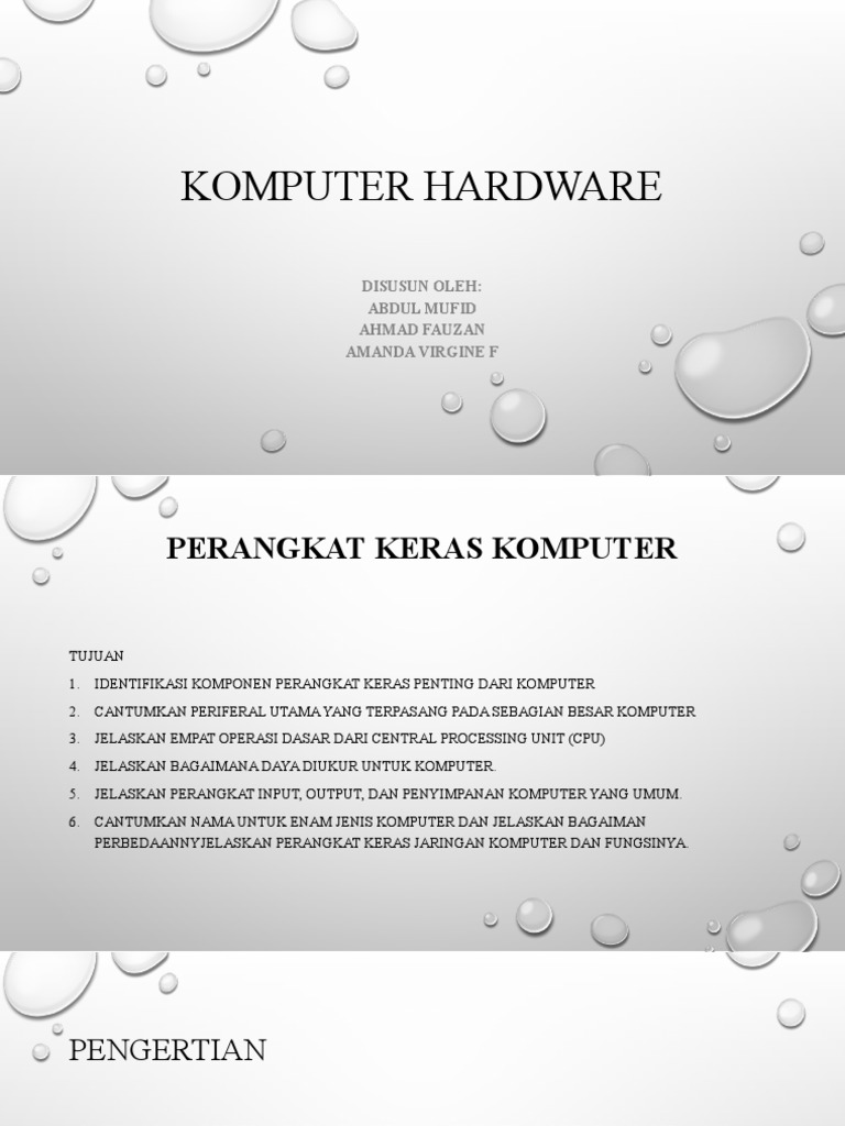 Computer Hardware in Dijurnal PDF