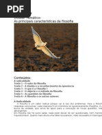 As principais características da filosofial