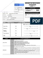 Reporte de resultados Saber 11