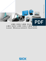 Sick - Laser Scanner LMS 200 - Datasheet E