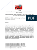 Determinação das constantes elasticas utilizando técnica ultrassônica