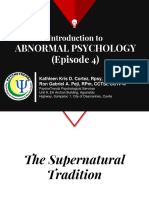 1.3. Introduction To ABNORMAL PSYCHOLOGY