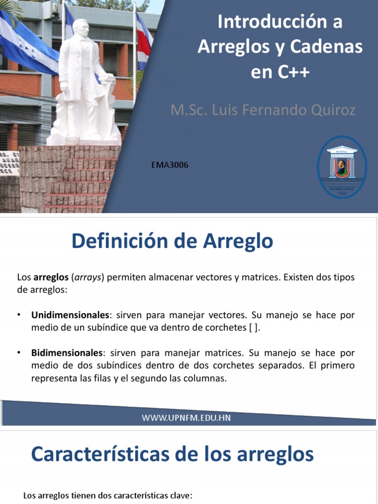 Introduccion A Arreglos En C Pdf Estructura De Datos De Matriz