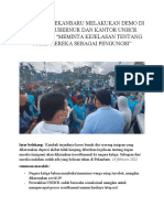 Imigran Demo Pekanbaru