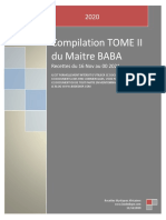 Compilation Tome II Du Maitre Baba