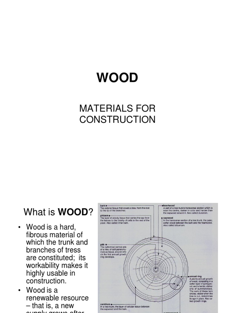 WOOD (Compatibility Mode) | PDF | Lumber | Wood
