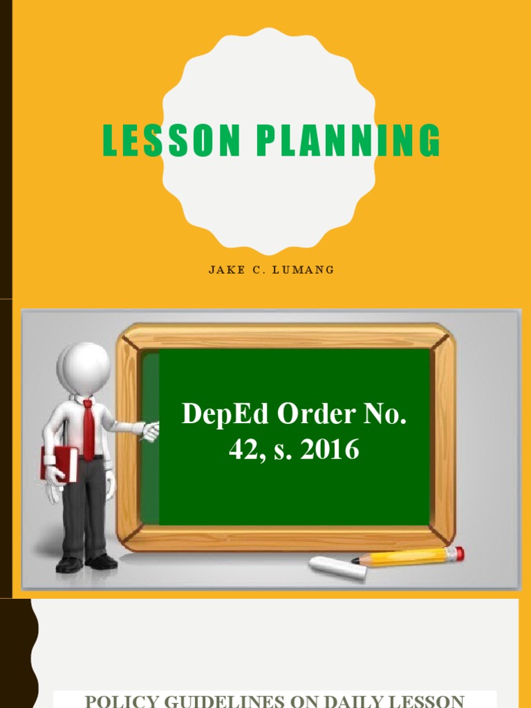 K to 12 Lesson Planning Guidelines | PDF | Learning | Teaching Method