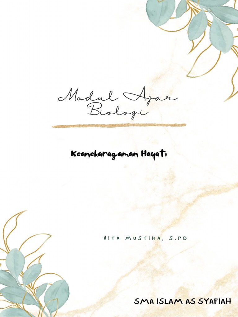 Modul Ajar Biologi Fase E Pdf