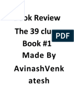 Book Review The 39 Clues Book #1: Made by Avinashvenk Atesh