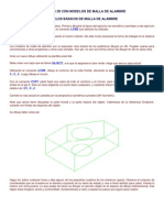 Dibujo en 3d Con Modelos de Malla de Alambre