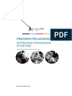 Pedoman Pelaksanaan Intervensi Penurunan Stunting Terintegrasi Di Kabupaten Kota