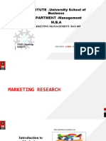 Marketing Research