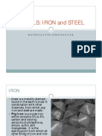 METALS FOR CONSTRUCTION: IRON, STEEL AND ALUMINUM