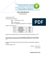 Surat Rekomendasi Cover Lagu