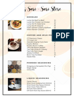 Red Asian Restaurant Price List