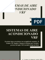 Sistemas de Aire Acondicionado VRF