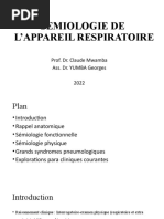 Caractéristiques des expectorations pulmonaires | PDF | Spécialités ...