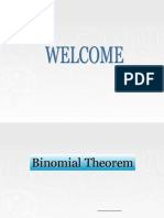 Bionomial Theorem