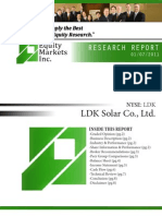 LDK Solar Co., LTD.: Research Report