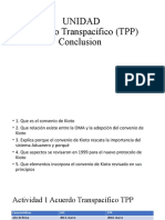 Unidad Acuerdo Transpacífico (TPP) Conclusion
