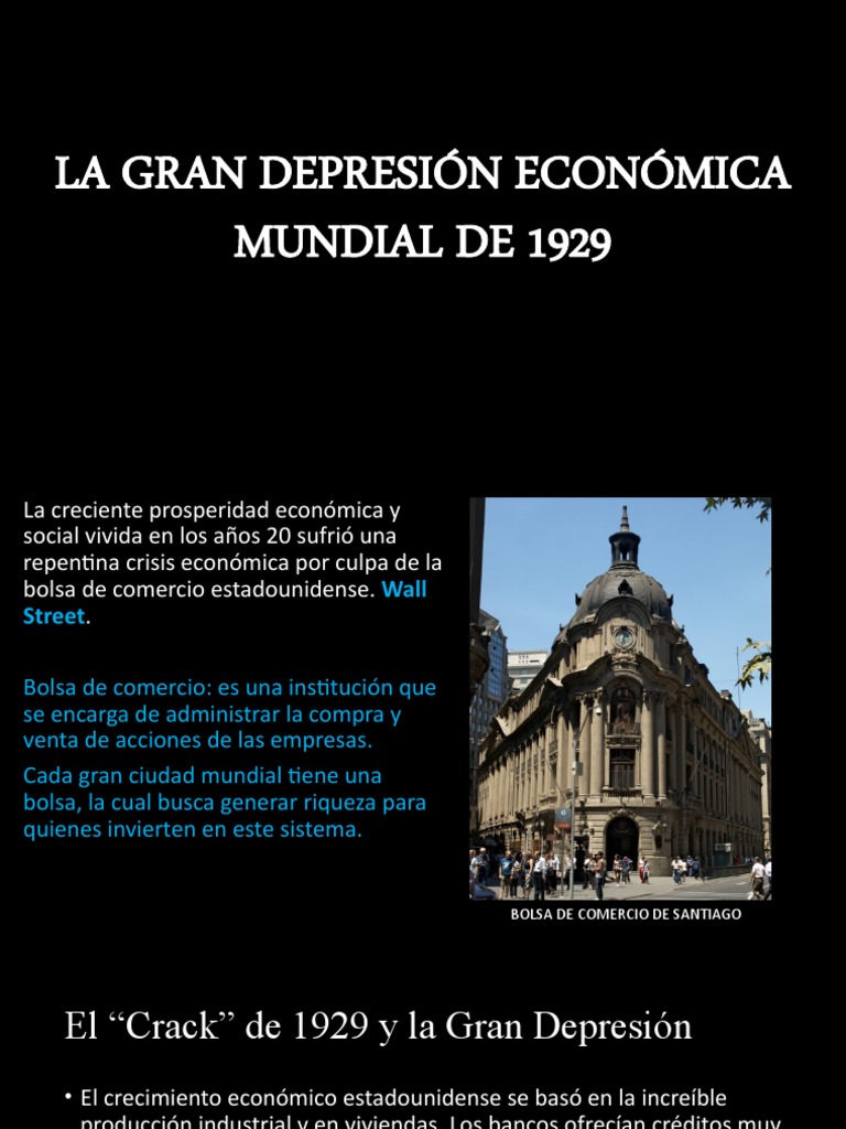 La Gran Depresión 1929 Descargar Gratis Pdf Gran Depresion Comercio