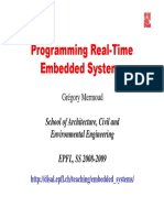 Programming Real-Time Embedded Systems - EPFL