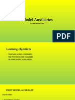 Model Auxiliaries